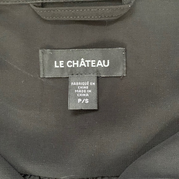 Le Chateau Black Blouse - Picture 2 of 2